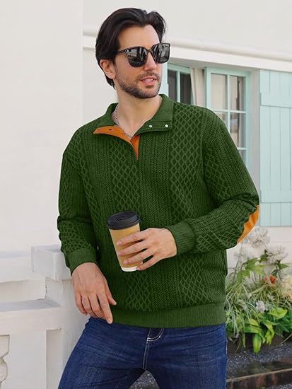 Men's casual outdoor block stripe sweatshirt