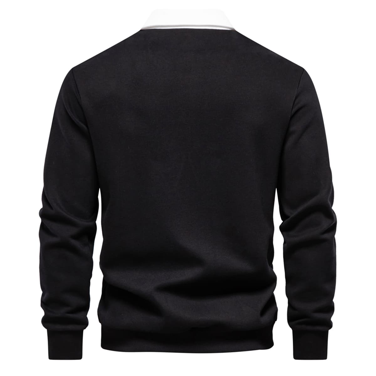 Men’s Polo Collar Sweatshirt