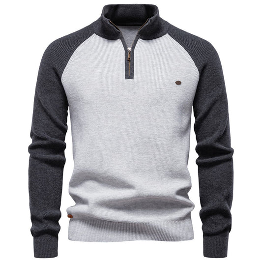 Men’s Colorblock Pullover Sweater